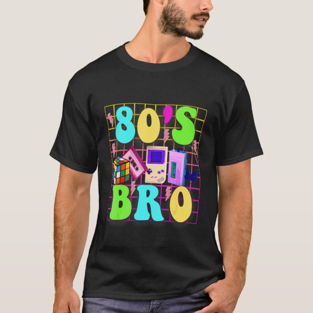 Camiseta Esta é a minha fantasia de Festa do Bro Retro anos (Frente)