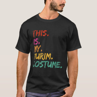 Camiseta Esta é a minha fantasia de Purim Engraçada Judia