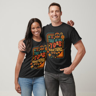 Camiseta Esta é a minha fantasia dos 70