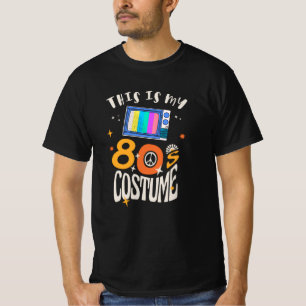 Camiseta Esta é a minha fantasia dos anos 80