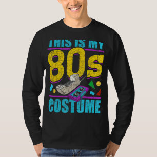 Camiseta Esta é a minha fantasia dos anos 80, Retro Cassett