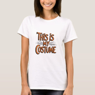 Camiseta Esta é a minha fantasia Halloween