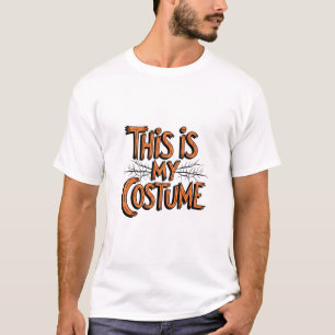Camiseta Esta é a minha fantasia Halloween