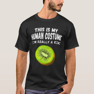 Camiseta Esta é a minha fantasia humana de 2020. Sou mesmo