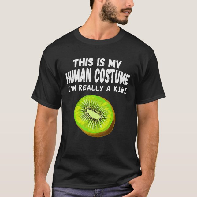 Camiseta Esta é a minha fantasia humana de 2020. Sou mesmo  (Frente)