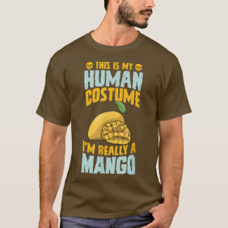 Camiseta Esta é a minha fantasia humana. Eu sou mesmo um fe