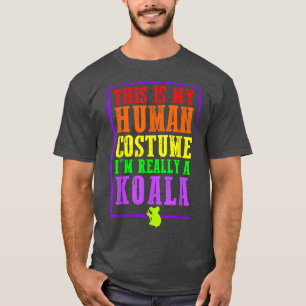 Camiseta Esta é a minha fantasia humana. Eu sou mesmo um Ha