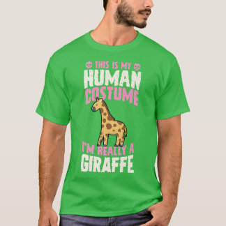 Camiseta Esta é a minha fantasia humana. Eu sou mesmo um Ha