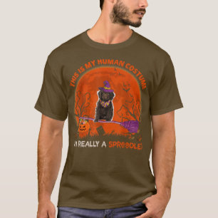 Camiseta Esta é a minha fantasia humana. Eu sou mesmo um Ha