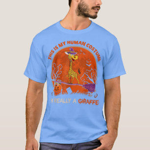 Camiseta Esta é a minha fantasia humana. Eu sou mesmo um Ha