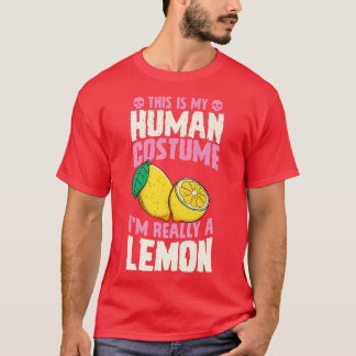 Camiseta Esta é a minha fantasia humana. Eu sou mesmo um Li