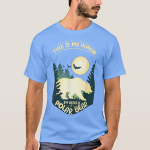 Camiseta Esta é a minha fantasia humana Eu sou realmente um