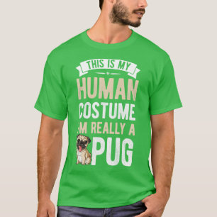 Camiseta Esta é a minha fantasia humana Eu sou realmente um