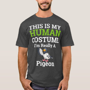 Camiseta Esta é a minha fantasia humana Eu sou realmente um
