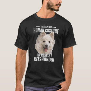 Camiseta Esta é a minha fantasia humana Eu sou realmente um