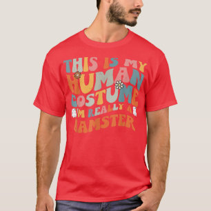 Camiseta Esta é a minha fantasia humana. Sou mesmo um agent