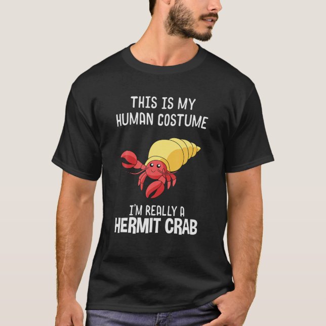 Camiseta Esta é a minha fantasia humana. Sou mesmo um caran (Frente)