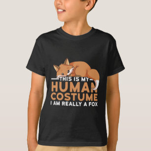 Camiseta Esta é a minha fantasia humana. Sou mesmo um feiti
