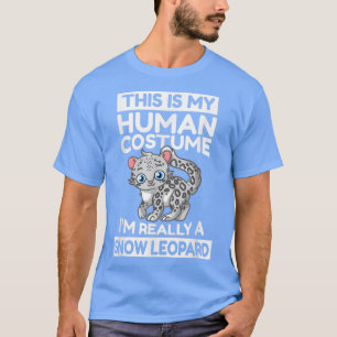 Camiseta Esta é a minha fantasia humana. Sou mesmo um leopa
