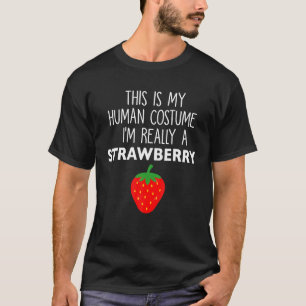 Camiseta Esta é a minha fantasia humana. Sou mesmo um moran