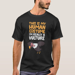 Camiseta Esta é a minha fantasia humana. Sou mesmo um pássa