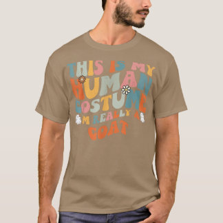 Camiseta Esta é a minha fantasia humana. Sou mesmo um Retro