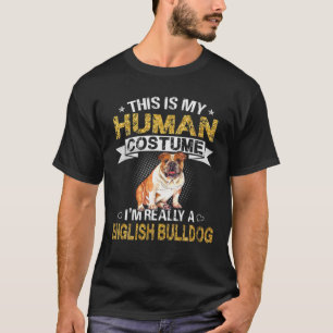 Camiseta Esta é a minha fantasia humana. Sou mesmo um tour