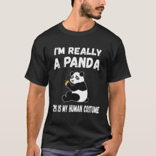 Camiseta Esta é a minha fantasia humana. Sou mesmo uma ando