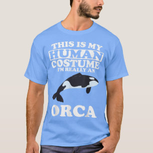 Camiseta Esta é a minha fantasia humana. Sou mesmo uma bale