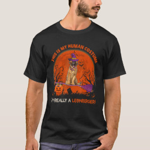 Camiseta Esta é a minha fantasia humana. Sou mesmo uma Leon