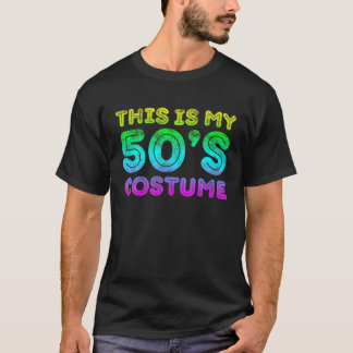 Camiseta Esta É A Minha Festa De 50 De 1950S