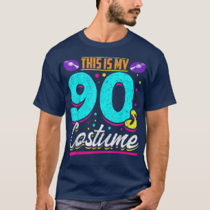 Camiseta Esta é a minha Festa de Figurino dos anos 90, Retr
