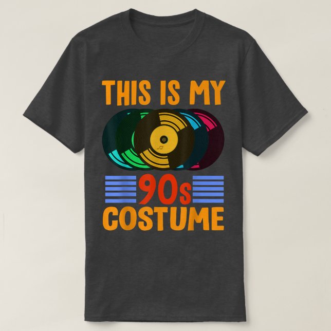 Camiseta Esta é a minha Festa de Tema Musical do Vinyl 90 (Frente do Design)