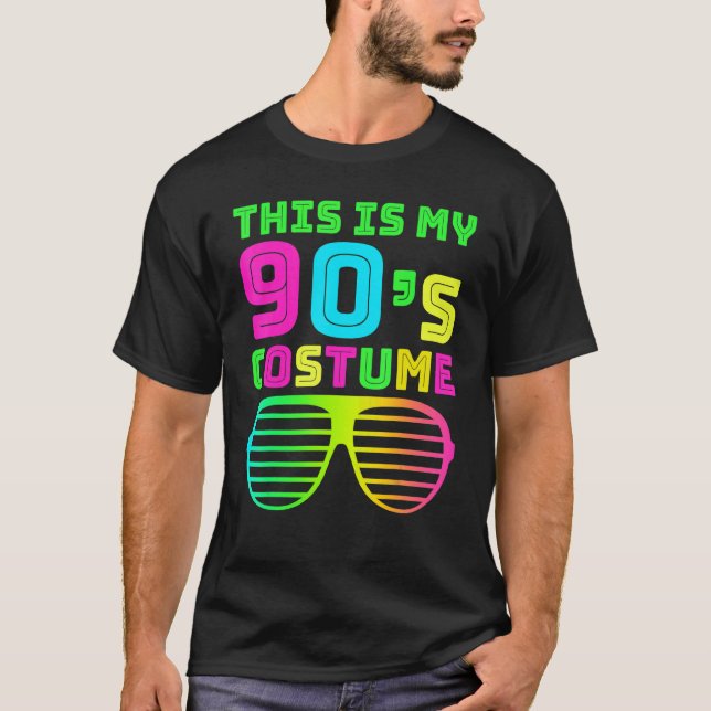 Camiseta Esta é a minha Festa de Tema Musical dos anos 90 (Frente)