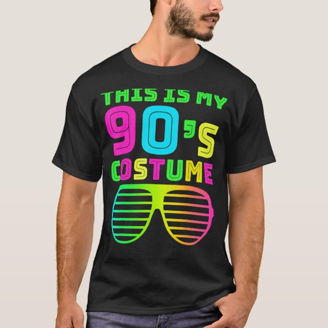 Camiseta Esta é a minha Festa de Tema Musical dos anos 90 (Frente)