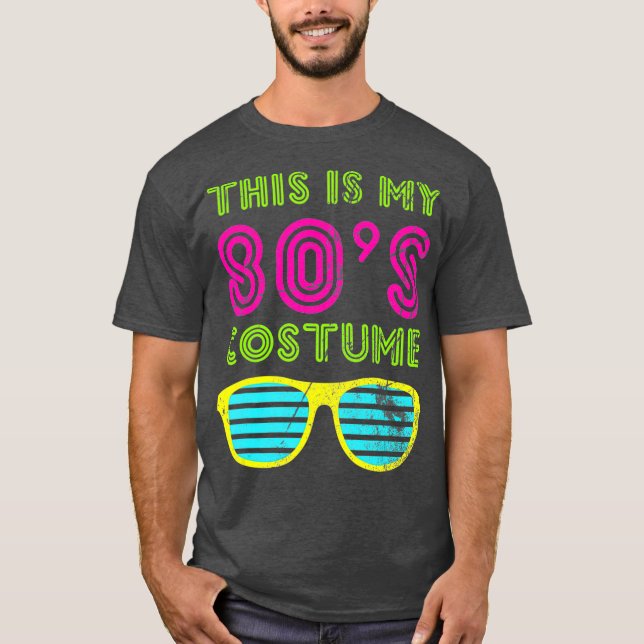 Camiseta Esta é a minha Festa Neon 80s 90s (Frente)