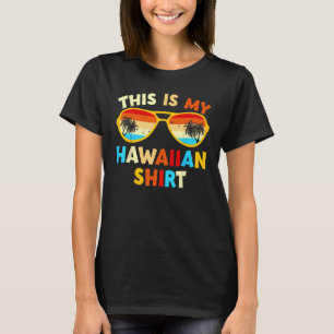 Camiseta Esta É A Minha Festa Tropical De Luau, No Havaí, H