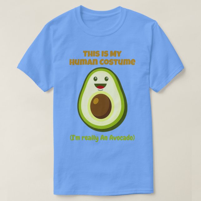 Camiseta Esta É A Minha Figurinha Humana Ix27m Avocado (Frente do Design)