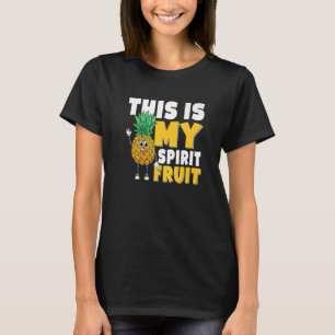 Camiseta Esta É A Minha Fruta Espiritual, Engraçada E Legal