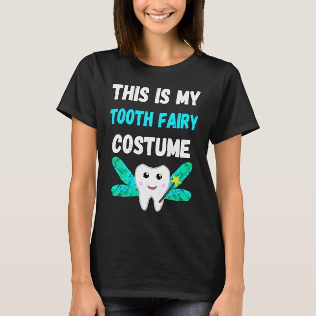 Camiseta Esta É A Minha Higienista Dental De Fada Dente Dos (Frente)