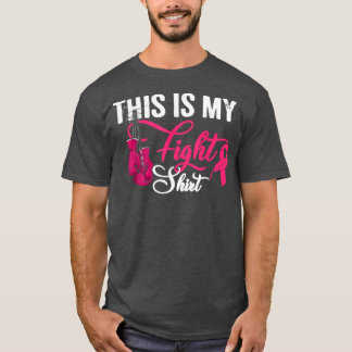 Camiseta Esta É A Minha Luta Contra O Cancer Da Mama
