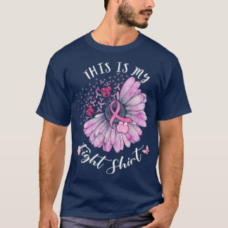 Camiseta Esta É A Minha Luta Contra O Cancer Da Mama