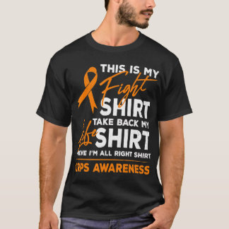 Camiseta Esta é a minha luta contra o RSD CRPS e a consciên