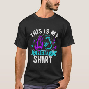 Camiseta Esta É A Minha Luta Contra O Suicídio