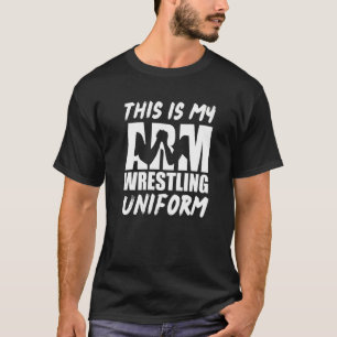 Camiseta Esta É A Minha Luta De Braços Uniforme.