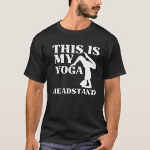 Camiseta Esta é a minha manchete de ioga