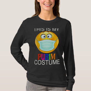 Camiseta Esta é a minha máscara de fantasia engraçada de ju