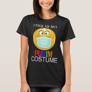 Camiseta Esta é a minha máscara de fantasia engraçada de ju