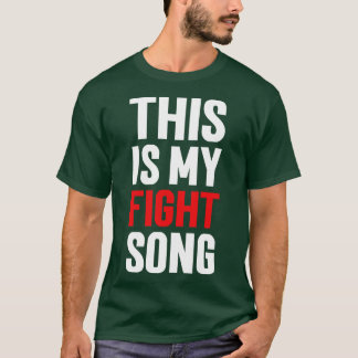 Camiseta Esta É A Minha Música De Luta