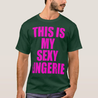 Camiseta Esta é a minha noite de Lingerie para mulheres mul